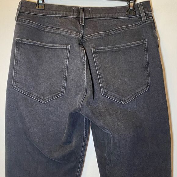 AGOLDE Riley High Rise Straight Crop Jeans Women’s 30 Faded Black A056B 1084 - Picture 4 of 8